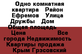 Одно комнатная квартира › Район ­ Ефремов › Улица ­ Дружбы › Дом ­ 29 › Общая площадь ­ 31 › Цена ­ 1 000 000 - Все города Недвижимость » Квартиры продажа   . Крым,Грэсовский